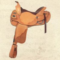 LADIES REINING SADDLE,  MODEL 4516