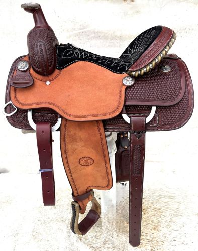 BILLY COOK ALL AROUND CUSTOM SADDLE, MODEL 10-2046